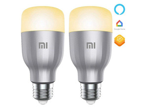 Pack 2 Bombillas Inteligentes Xiaomi MI LED Smart Bulb 10W E27