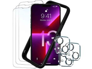 Añadir a la cesta Pack de Accesorios iPhone 13: Protectores de Pantalla, Cámara y Funda Bumper - CROCOCASE Pack de Accesorios iPhone 13: Protectores de Pantalla, Cámara y Funda Bumper - CROCOCASE