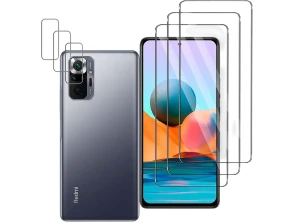 Accesorios Xiaomi Poco M5s / Redmi Note 10 / Redmi Note 10S - 3 Protectores de Pantalla + 3 Protectores de Cámara