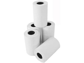 Pack de 10 Rollos de Papel Térmico 57x35mm Libre de Bisfenol A - Marca Approx