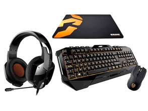 Nox Pack Gaming Teclado + Ratón + Auriculares + Alfombrilla