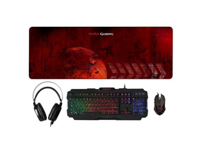 Añadir a la cesta Pack Pro Mars Gaming Teclado + Ratón + Alfombrilla + Auriculares MCPRGB Pack Pro Mars Gaming Teclado + Ratón + Alfombrilla + Auriculares MCPRGB