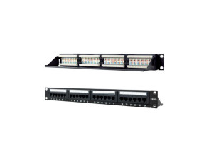 Añadir a la cesta Panel de conexiones para redes Nanocable 24 puertos RJ45 Cat.6A UTP 19" 1U DUAL IDC Panel de conexiones para redes Nanocable 24 puertos RJ45 Cat.6A UTP 19" 1U DUAL IDC