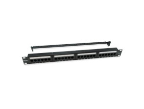 Añadir a la cesta Patch Panel 24 puertos UTP categoría 6 1U color negro - Marca EQUIP Patch Panel 24 puertos UTP categoría 6 1U color negro - Marca EQUIP