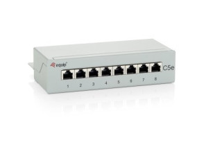 Patch Panel Equip 8 Puertos Categoría 5e Apantallado Sobremesa