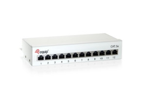 Añadir a la cesta PATCH PANEL CAT 6 SOBREMESA APANTALLADO, 12 PUERTOS, BLANCO - Marca EQUIP PATCH PANEL CAT 6 SOBREMESA APANTALLADO, 12 PUERTOS, BLANCO - Marca EQUIP