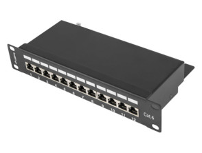 Lanberg - PPF6-9012-B panel de parcheo