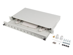 Añadir a la cesta PANEL DE CONEXIÓN DE FIBRA 12XSC SIMPLEX / 12XLC DUPLEX GRIS + ACCESORIOS PARA MONTAJE EN RACK DE 1 PANEL DE CONEXIÓN DE FIBRA 12XSC SIMPLEX / 12XLC DUPLEX GRIS + ACCESORIOS PARA MONTAJE EN RACK DE 1