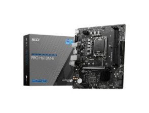 Añadir a la cesta Placa Base MSI PRO H610M-E M-ATX Skt 1700 2xDDR5 5600MHz HDMI VGA LAN 1xM.2 Placa Base MSI PRO H610M-E M-ATX Skt 1700 2xDDR5 5600MHz HDMI VGA LAN 1xM.2