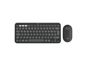 TECLADO + RATON INALÁMBRICOS MULTIDISPOSITIVO PEBBLE 2 NEGRO LOGITECH
