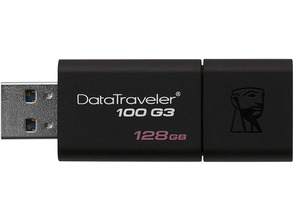 Pendrive Kingston DT100 G3 128GB USB 3.0 Negro