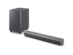 Barra de Sonido Philips TAB6100/10 2.1 80 W Gris con Subwoofer