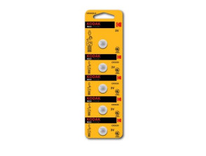 PILAS KODAK CR2025 BOTON LITIO 3V (PACK 5 UNIDADES)