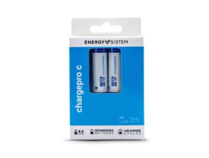 PILAS RECARGABLES AA ENERGY SISTEM USB-C 740mWh - PACK DE 2