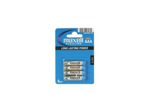 PILAS AAA MAXELL LR03-B4 GD 1.5V - Blister 4 unidades