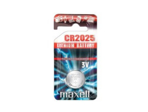 Pilas CR2025 Maxell 3V Blister 5 Unidades