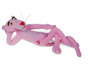 Peluche Pantera Rosa Tumbada T5 63 cm