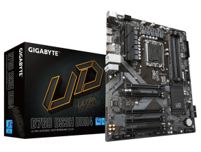 GIGABYTE B760 DS3H DDR4 Placa base para CPUs Intel Core de 14ª generación y hasta 5333MHz DDR4 (OC)