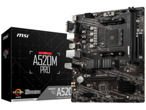 Añadir a la cesta Placa Base MSI A520M PRO Socket AM4 Placa Base MSI A520M PRO Socket AM4