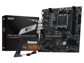 Añadir a la cesta MSI AMD Pro A620AM-G EVO WIFI Socket AM5 MSI AMD Pro A620AM-G EVO WIFI Socket AM5