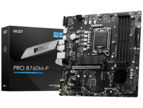 Añadir a la cesta MSI PRO B760M-P placa base Intel B760 LGA 1700 micro ATX MSI PRO B760M-P placa base Intel B760 LGA 1700 micro ATX