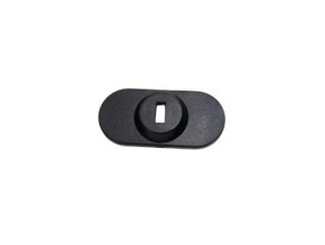 Placa de Seguridad Adhesiva 3M Conceptronic LBA02 Negro con Ranura para Cable