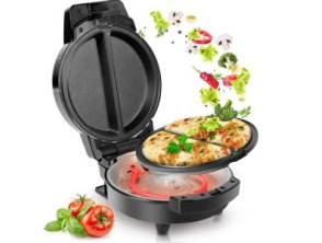 Placa para Tortillas Duronic OM60 600W - 2 Tortillas a la Vez - Placas Extraíbles