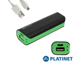PLATINET POWER BANK 4400mAh 5V 1A+LINT.NEG-VERDE