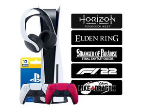 Añadir a la cesta Playstation 5 (1TB) + 2 Dualsense + 5 Juegos + Accesorios Playstation 5 (1TB) + 2 Dualsense + 5 Juegos + Accesorios