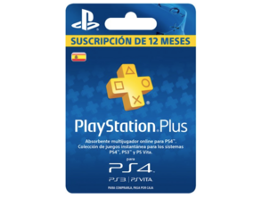 PLAYSTATION PLUS SUSCRIPCION DE 12 MESES (PS4/PS3/PS VITA)