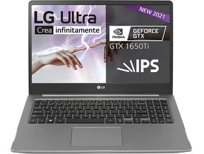 Portátil LG Ultra 15U70P-J.AP78B i7/16GB/512GB SSD/GeForce GTX1650TI/16"/Win10 Pro
