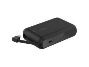 Añadir a la cesta POWERBANK BELKIN BOOSTCHARGE 10,000 MAH CON CABLE INTEGRADO USB-C 20W - NEGRO POWERBANK BELKIN BOOSTCHARGE 10,000 MAH CON CABLE INTEGRADO USB-C 20W - NEGRO