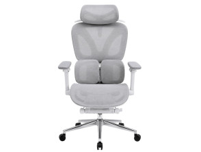 Powerbasic Silla de Oficina Ergonómica Beja Gris