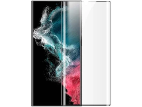 Protector de Cristal Templado Samsung Galaxy S23 Ultra Full Screen 3D by CROCOCASE