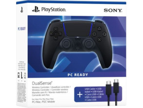 DUALSENSE WIRELESS CONTROLLER MIDNIGHT BLACK (NEGRO) + USB CABLE