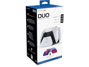 GIOTECK DUO CHARGING STAND + 6 CARCASAS DE COLOR INTERCAMBIABLES