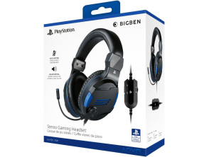 BIGBEN STEREO GAMING HEADSET BLACK (PS4) (OFFICIAL)