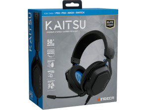 INDECA PREMIUM STEREO GAMING HEADSET KAITSU BLACK (NEGRO) (PS4/XBOX/SWITCH)