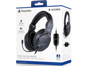 BIGBEN STEREO GAMING HEADSET TITANIUM (PS4) (OFFICIAL)