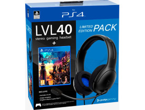 PDP LVL 40 WIRED STEREO GAMING HEADSET BLACK (NEGRO) + KINGDOM HEARTS III (PS5/PS4)