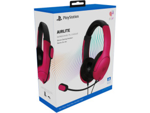 PDP AIRLITE WIRED STEREO GAMING HEADSET COSMIC RED (ROJO) (PS4)