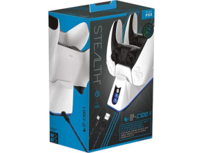 STEALTH CHARGING DOCK BASE DE CARGA DUAL+CHARGE CABLE 2 M WHITE (BLANCO)