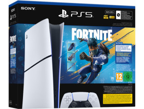 CONSOLA WHITE DIGITAL SLIM EDITION + DUALSENSE (825GB) + FORTNITE FLOWERING CHAOS (CIAB)