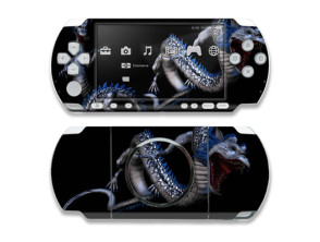 Skin Blue Dragon PSP 3000
