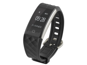 Pulsera deportiva Fitness Band HR Ksix con Pulsómetro Negra