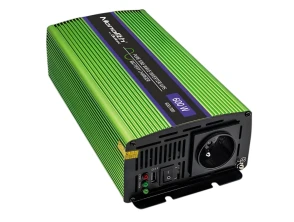 Adaptador e Inversor de Corriente Qoltec Monolith 600 W Verde