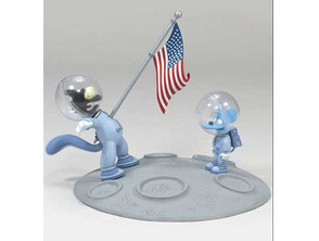 Figura Rasca y Pica en la Luna con sonido