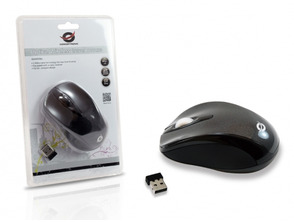 Ratón Conceptronic Óptico Wireless Negro