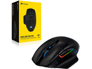 Ratón Corsair Dark Core RGB RF Wireless+Bluetooth Óptico 18000DPI