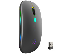 Ewent EW3242 Ratón Inalámbrico Recargable Bluetooth RGB